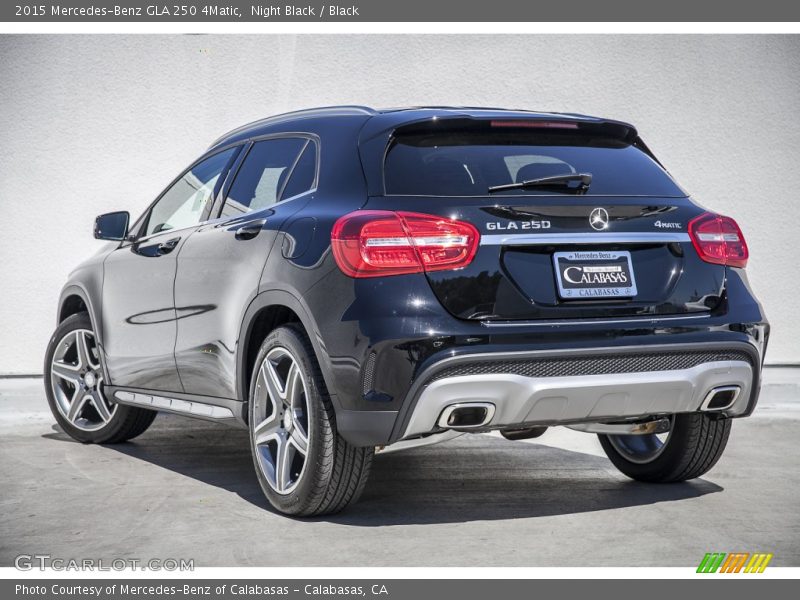 Night Black / Black 2015 Mercedes-Benz GLA 250 4Matic