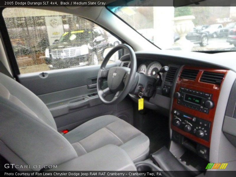 Black / Medium Slate Gray 2005 Dodge Durango SLT 4x4