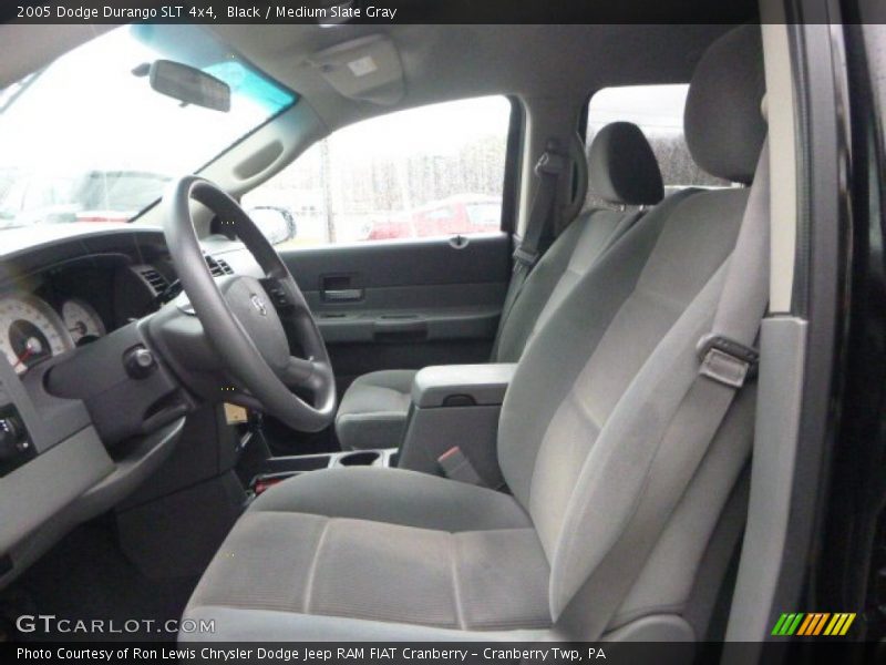 Black / Medium Slate Gray 2005 Dodge Durango SLT 4x4