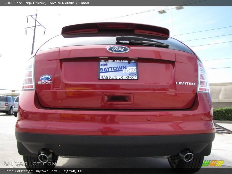 Redfire Metallic / Camel 2008 Ford Edge Limited