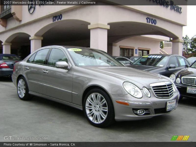 Pewter Metallic / Cashmere 2007 Mercedes-Benz E 350 Sedan