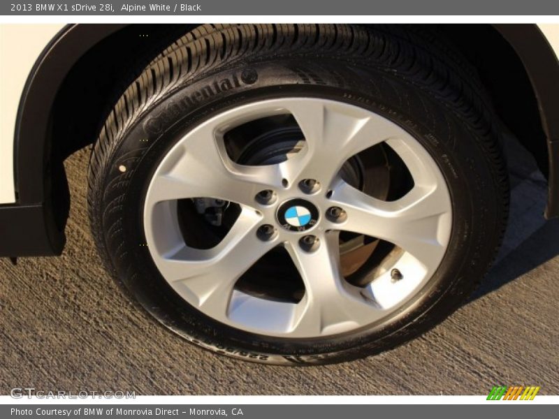 Alpine White / Black 2013 BMW X1 sDrive 28i