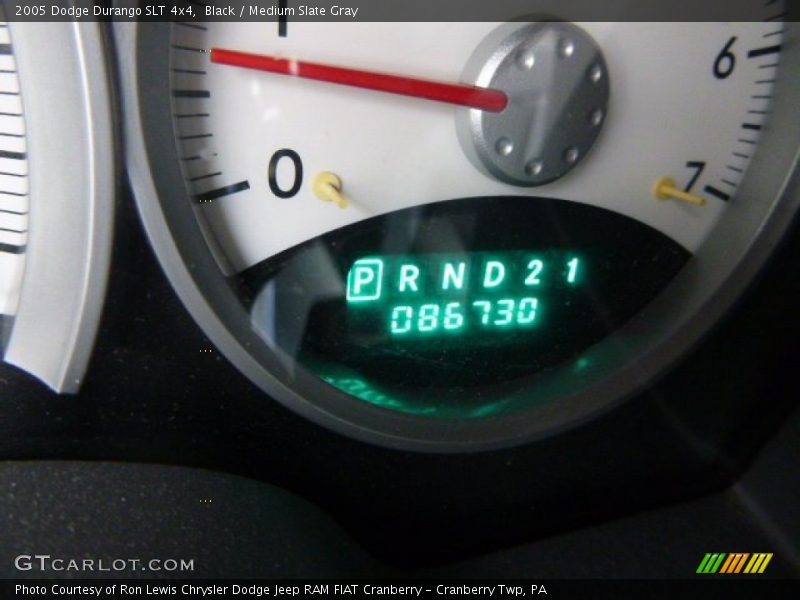 Black / Medium Slate Gray 2005 Dodge Durango SLT 4x4