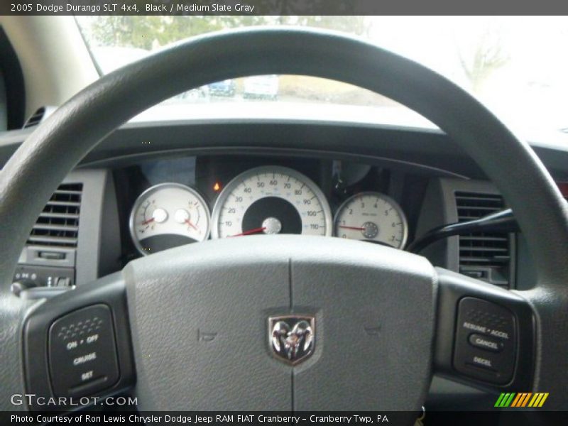 Black / Medium Slate Gray 2005 Dodge Durango SLT 4x4