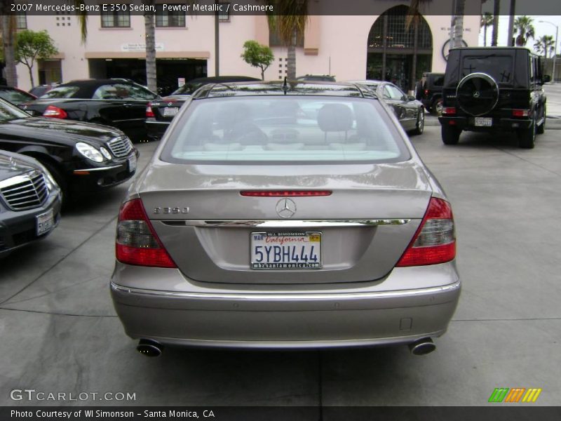 Pewter Metallic / Cashmere 2007 Mercedes-Benz E 350 Sedan