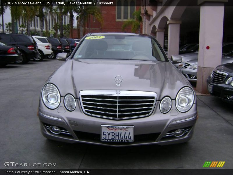 Pewter Metallic / Cashmere 2007 Mercedes-Benz E 350 Sedan
