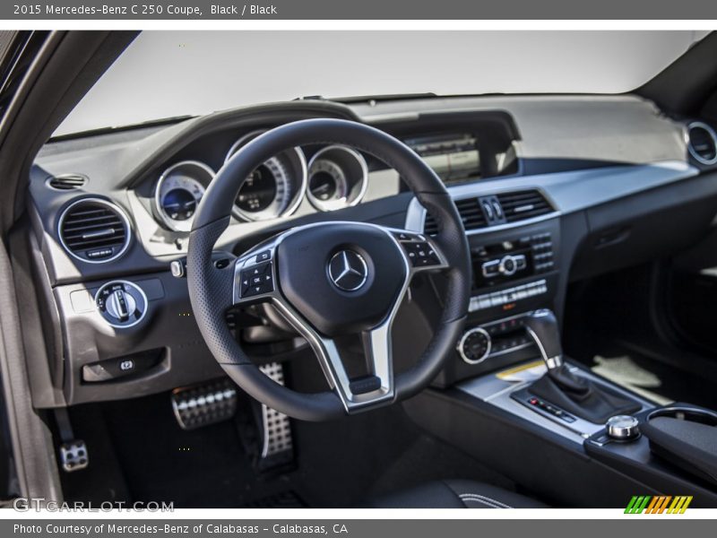 Black / Black 2015 Mercedes-Benz C 250 Coupe