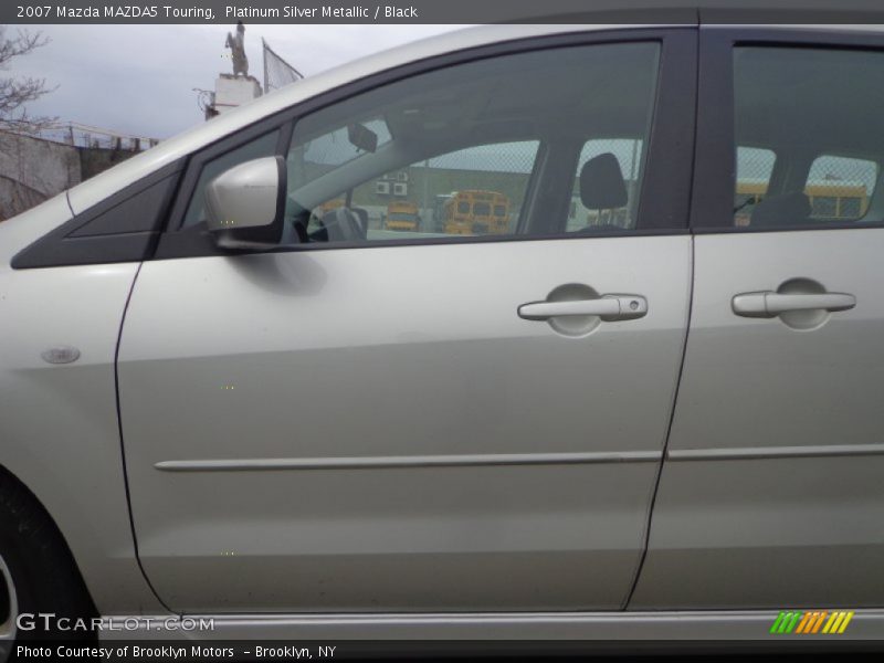 Platinum Silver Metallic / Black 2007 Mazda MAZDA5 Touring