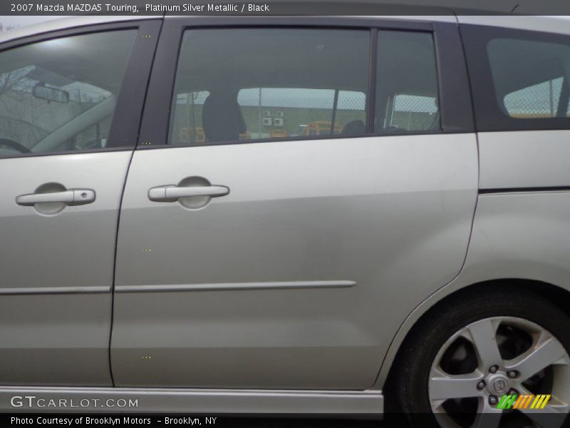 Platinum Silver Metallic / Black 2007 Mazda MAZDA5 Touring