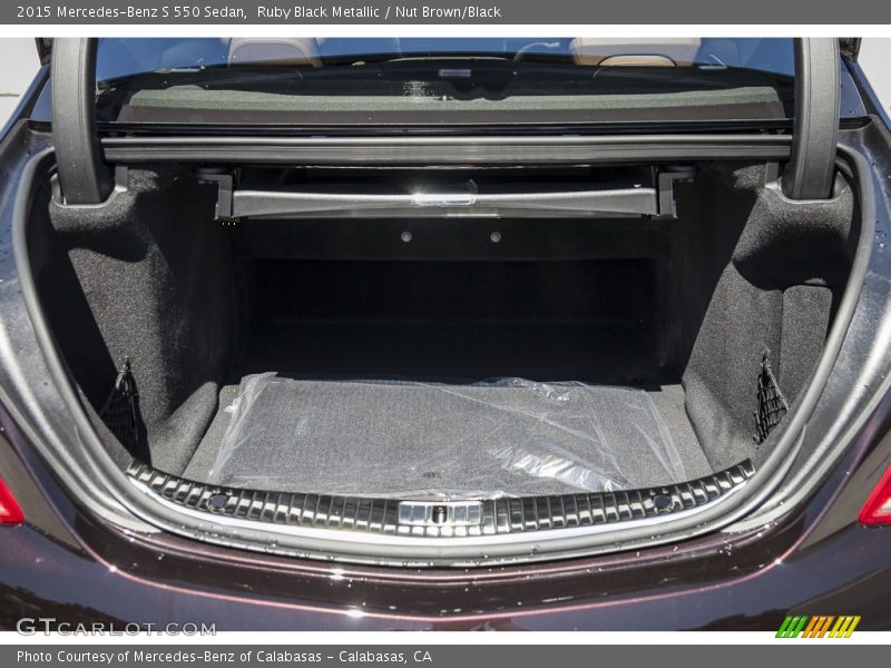  2015 S 550 Sedan Trunk