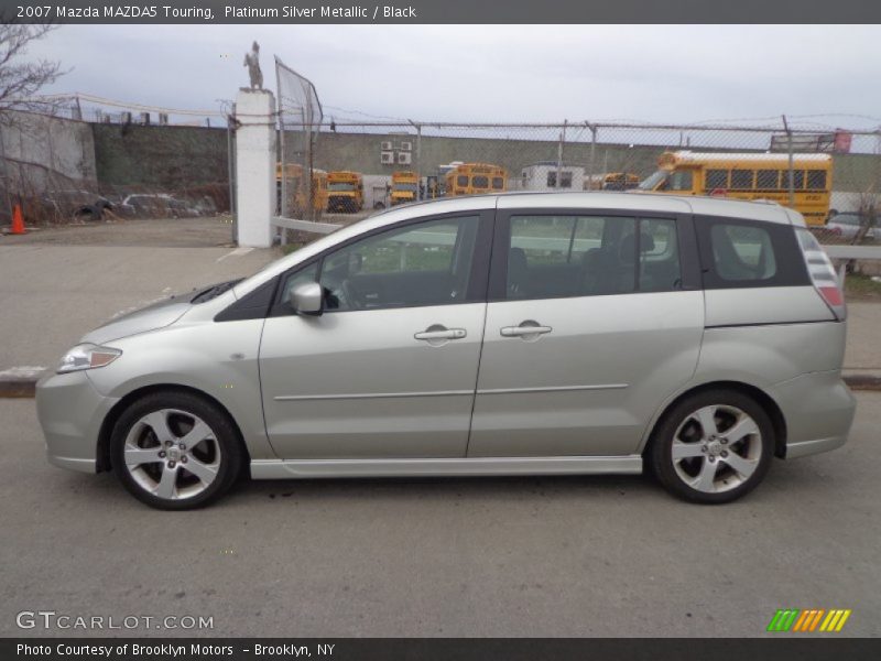 Platinum Silver Metallic / Black 2007 Mazda MAZDA5 Touring