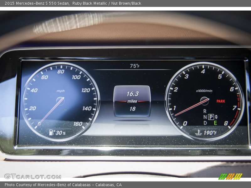  2015 S 550 Sedan 550 Sedan Gauges