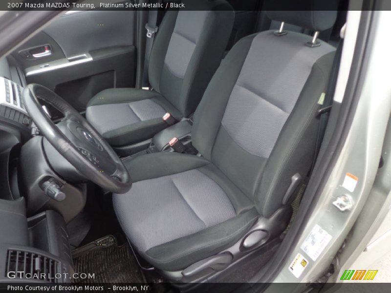 Platinum Silver Metallic / Black 2007 Mazda MAZDA5 Touring