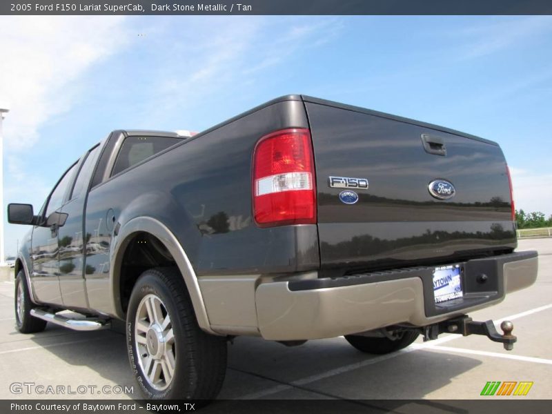 Dark Stone Metallic / Tan 2005 Ford F150 Lariat SuperCab
