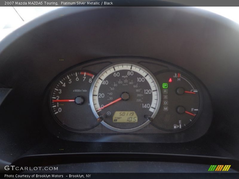 Platinum Silver Metallic / Black 2007 Mazda MAZDA5 Touring