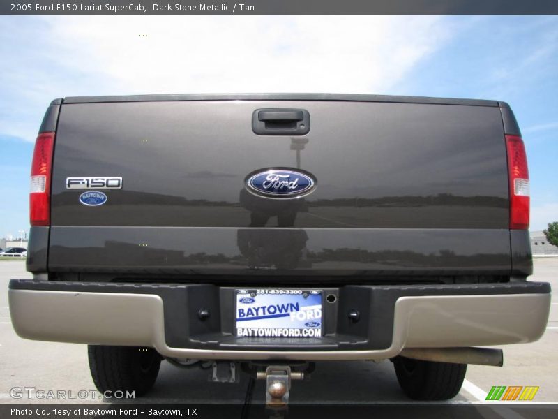 Dark Stone Metallic / Tan 2005 Ford F150 Lariat SuperCab