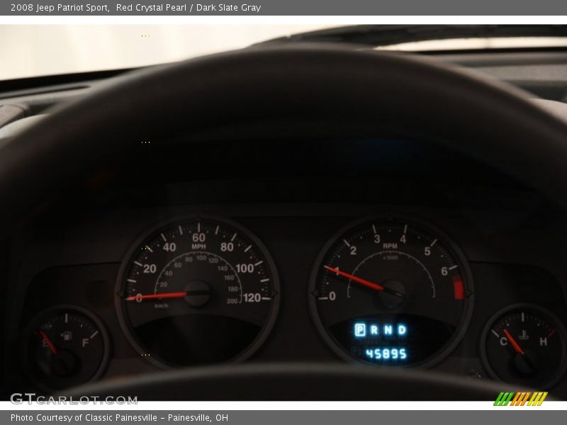 Red Crystal Pearl / Dark Slate Gray 2008 Jeep Patriot Sport