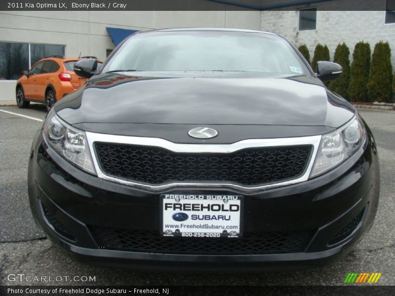 Ebony Black / Gray 2011 Kia Optima LX