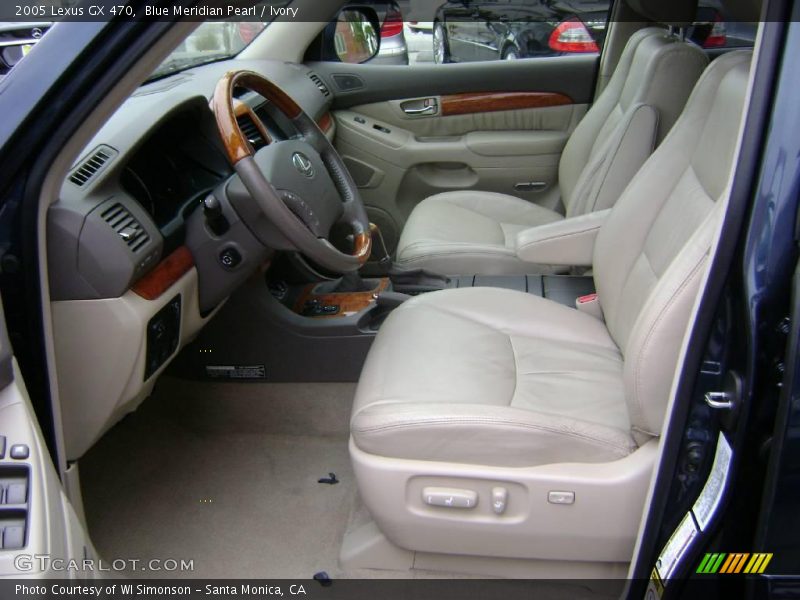 Blue Meridian Pearl / Ivory 2005 Lexus GX 470
