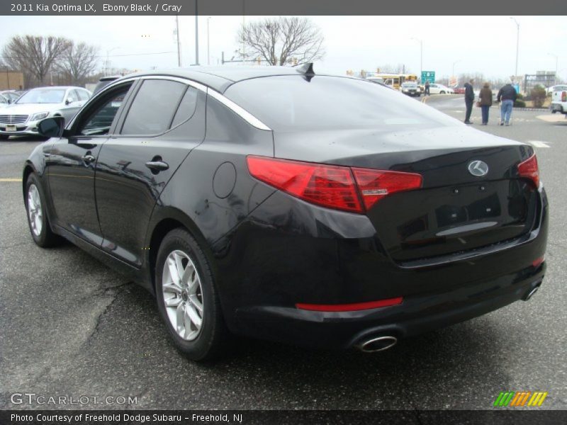 Ebony Black / Gray 2011 Kia Optima LX