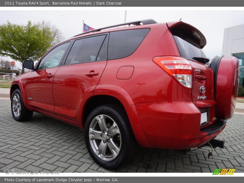 Barcelona Red Metallic / Dark Charcoal 2011 Toyota RAV4 Sport