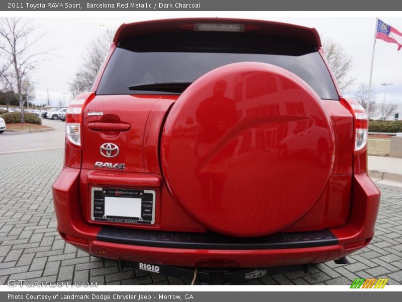 Barcelona Red Metallic / Dark Charcoal 2011 Toyota RAV4 Sport
