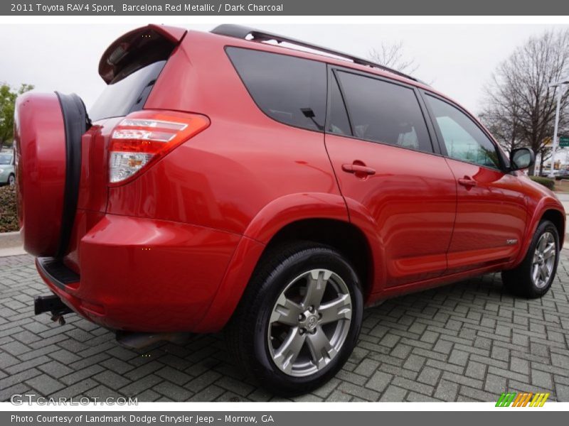 Barcelona Red Metallic / Dark Charcoal 2011 Toyota RAV4 Sport