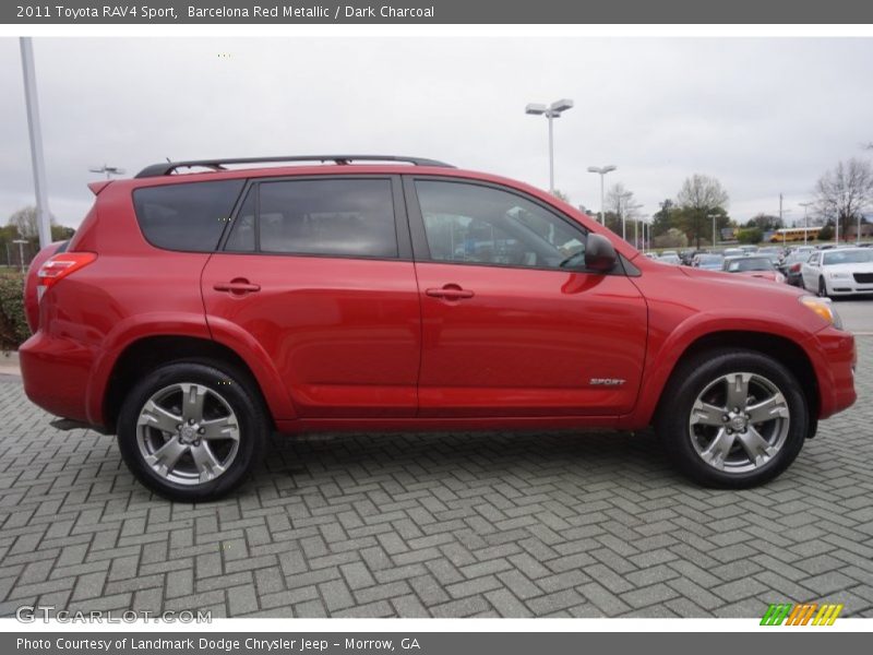 Barcelona Red Metallic / Dark Charcoal 2011 Toyota RAV4 Sport