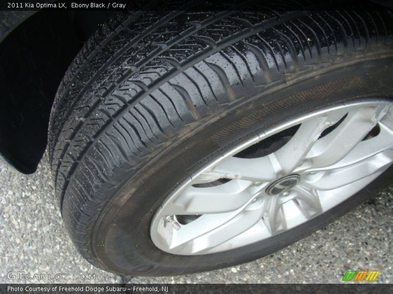 Ebony Black / Gray 2011 Kia Optima LX