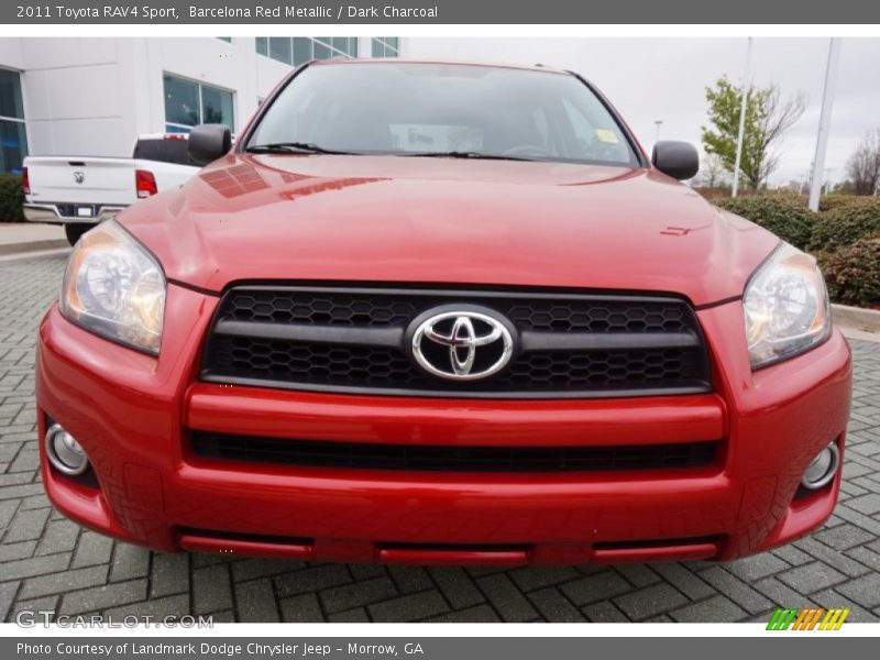 Barcelona Red Metallic / Dark Charcoal 2011 Toyota RAV4 Sport