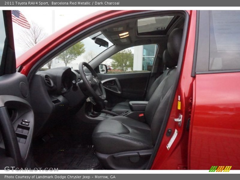 Barcelona Red Metallic / Dark Charcoal 2011 Toyota RAV4 Sport
