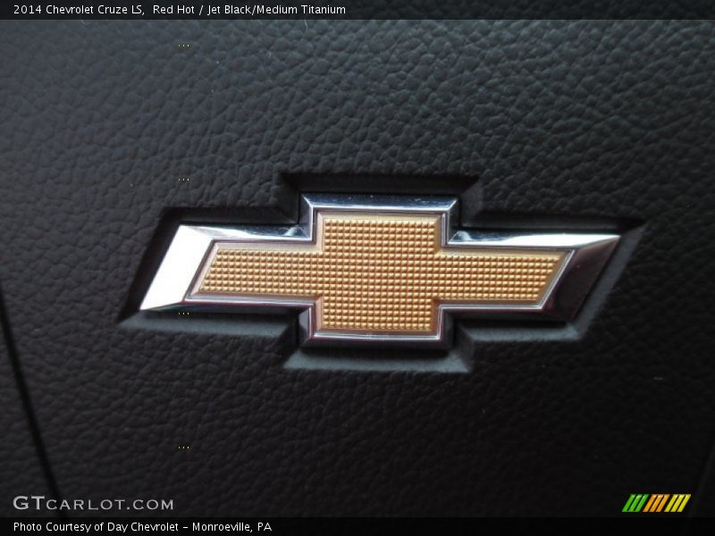 Red Hot / Jet Black/Medium Titanium 2014 Chevrolet Cruze LS