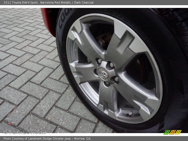 Barcelona Red Metallic / Dark Charcoal 2011 Toyota RAV4 Sport
