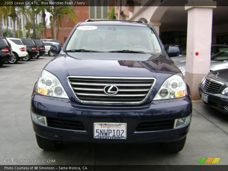 Blue Meridian Pearl / Ivory 2005 Lexus GX 470