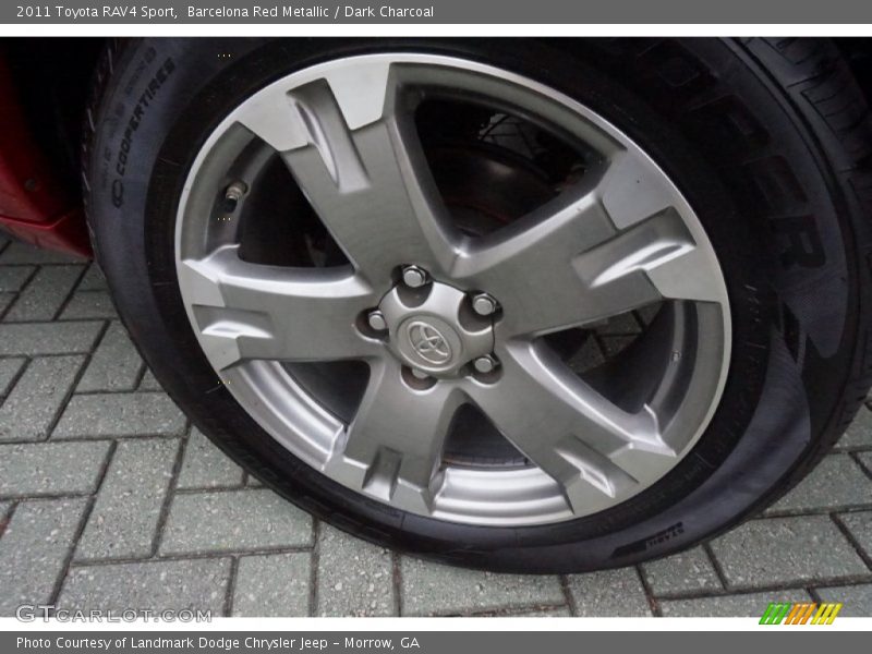Barcelona Red Metallic / Dark Charcoal 2011 Toyota RAV4 Sport
