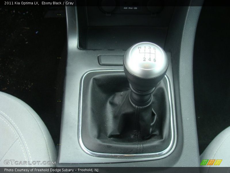 Ebony Black / Gray 2011 Kia Optima LX