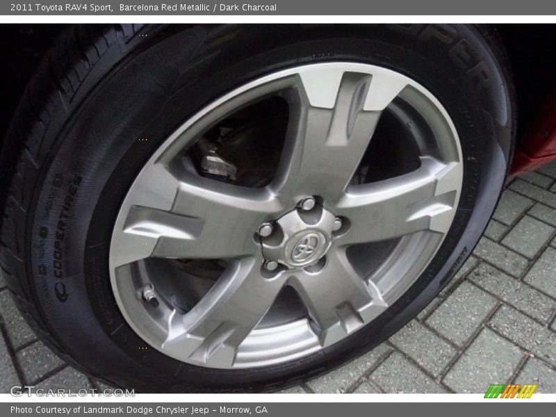 Barcelona Red Metallic / Dark Charcoal 2011 Toyota RAV4 Sport