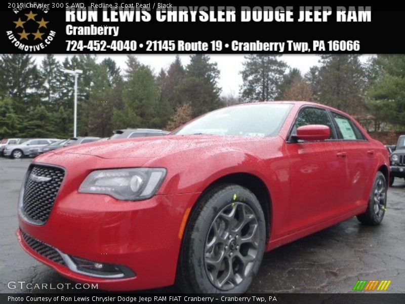 Redline 3 Coat Pearl / Black 2015 Chrysler 300 S AWD