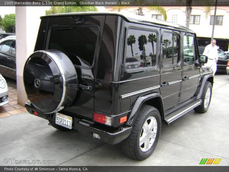 Obsidian Black Metallic / Black 2005 Mercedes-Benz G 500 Grand Edition