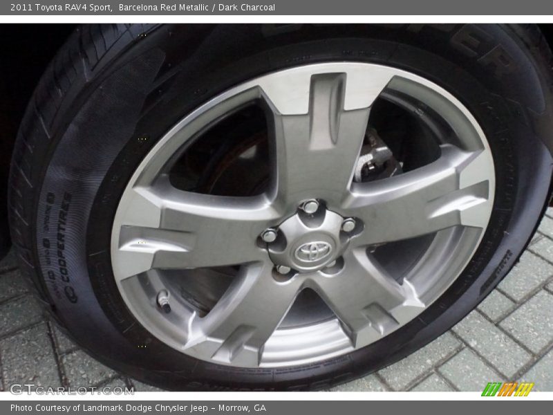 Barcelona Red Metallic / Dark Charcoal 2011 Toyota RAV4 Sport