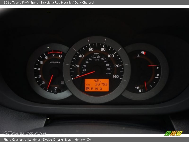 Barcelona Red Metallic / Dark Charcoal 2011 Toyota RAV4 Sport