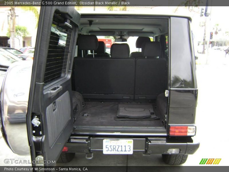 Obsidian Black Metallic / Black 2005 Mercedes-Benz G 500 Grand Edition