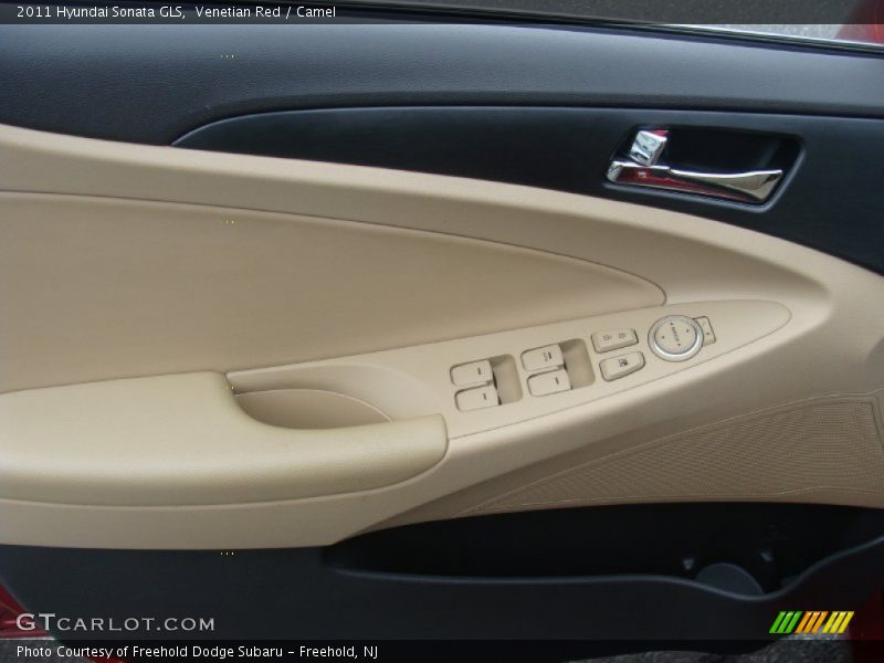 Venetian Red / Camel 2011 Hyundai Sonata GLS