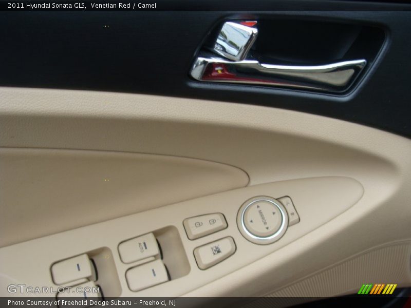 Venetian Red / Camel 2011 Hyundai Sonata GLS