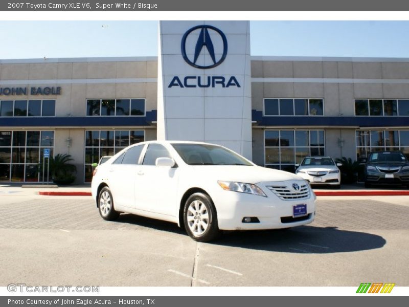 Super White / Bisque 2007 Toyota Camry XLE V6