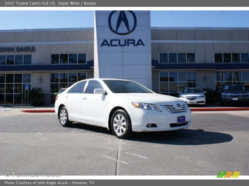 Super White / Bisque 2007 Toyota Camry XLE V6