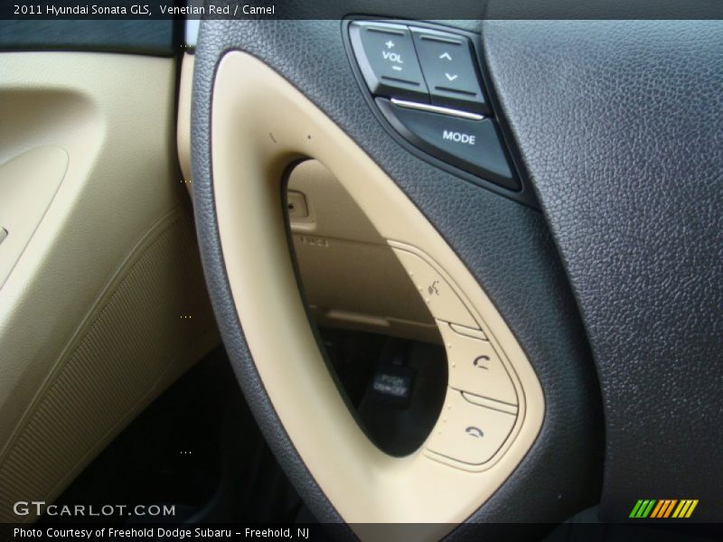 Venetian Red / Camel 2011 Hyundai Sonata GLS