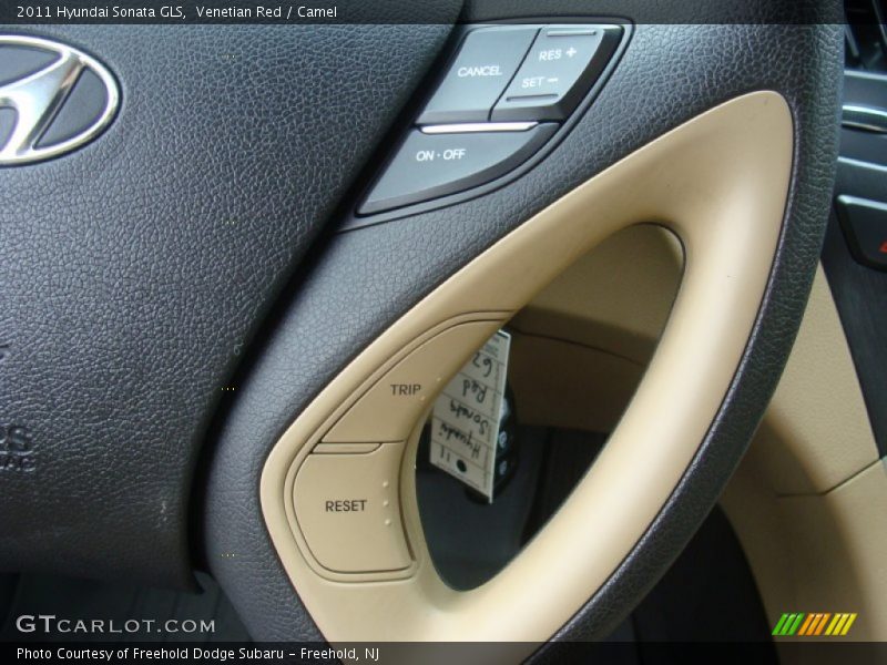 Venetian Red / Camel 2011 Hyundai Sonata GLS