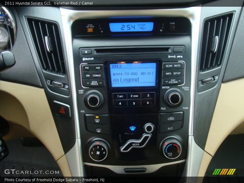 Venetian Red / Camel 2011 Hyundai Sonata GLS