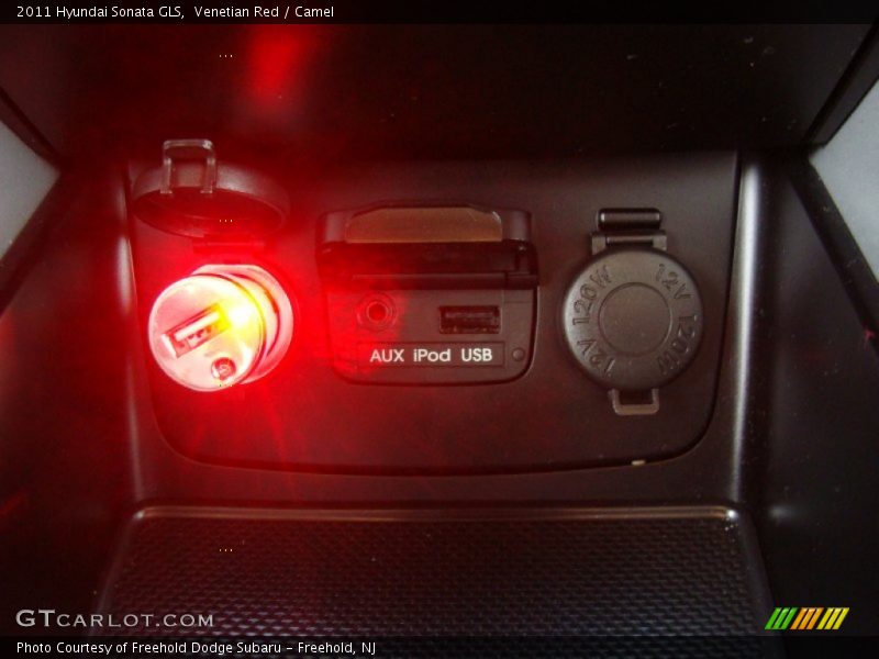 Venetian Red / Camel 2011 Hyundai Sonata GLS